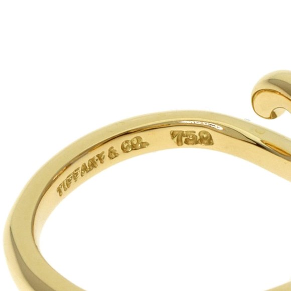 TIFFANY ARIES ZODIAC SIGN RING 18K YELLOW GOLD SIZE 4.75 - Picture 6 of 8
